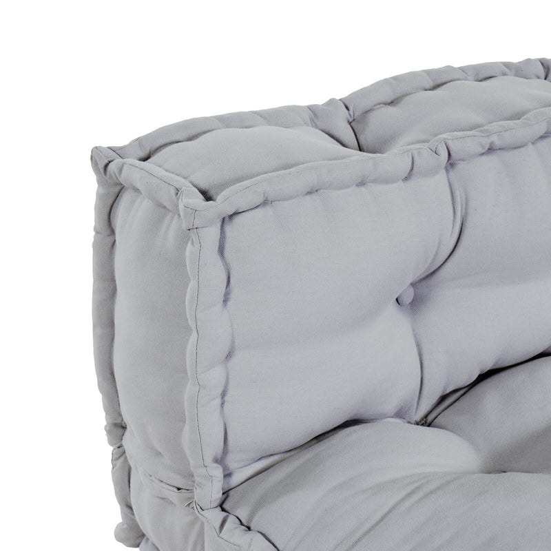 Pallet Sofa Kussen Met Rugsteun Grijs Stof