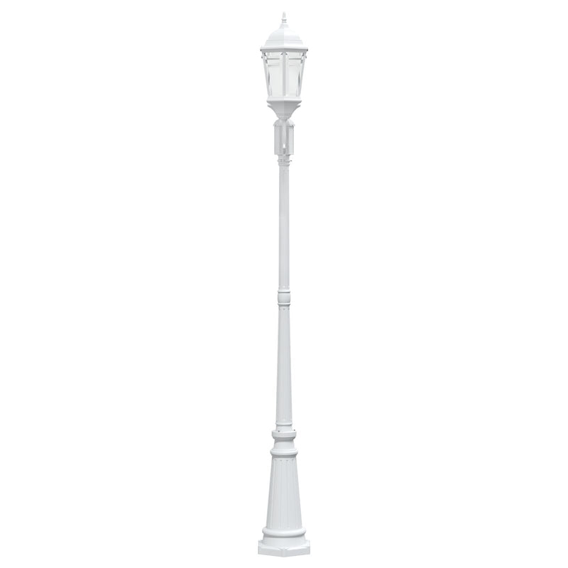 Tuinlamp Wit Aluminium 68 X 20 X 235 Cm Duurzaam Tuinlamp