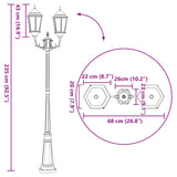 Tuinlamp Wit Aluminium 68 X 20 X 235 Cm Duurzaam Tuinlamp