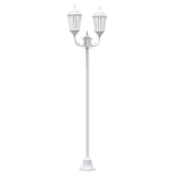 Tuinlampenpaal 3-Lamp E27 Groen 220 Cm Aluminium