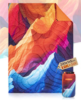 KingCamp Waterdichte lichtgewicht campingdeken - opvouwbare reisdeken voor outdoor, 199 x 145 - Wildernis