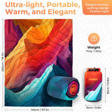 KingCamp Waterdichte lichtgewicht campingdeken - opvouwbare reisdeken voor outdoor, 199 x 145 - Wildernis