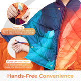 KingCamp Waterdichte lichtgewicht campingdeken - opvouwbare reisdeken voor outdoor, 199 x 145 - Wildernis