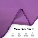 Surfponcho Omkleedhulp Strand voor Dames, Heren, Volwassenen en Tieners – Ultralichte en Sneldrogende Badponcho / Handdoekponcho van Microvezel –  (Paars) - MOKANI