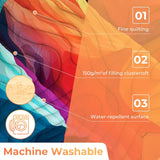 KingCamp Waterdichte lichtgewicht campingdeken - opvouwbare reisdeken voor outdoor, 199 x 145 - Wildernis