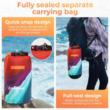 KingCamp Waterdichte lichtgewicht campingdeken - opvouwbare reisdeken voor outdoor, 199 x 145 - Wildernis