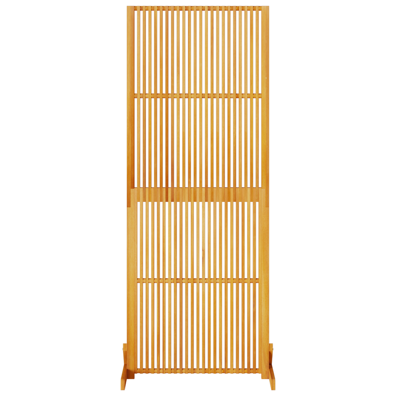 Privacyscherm Bruin 79.5 X 50 X Massief Acaciahout