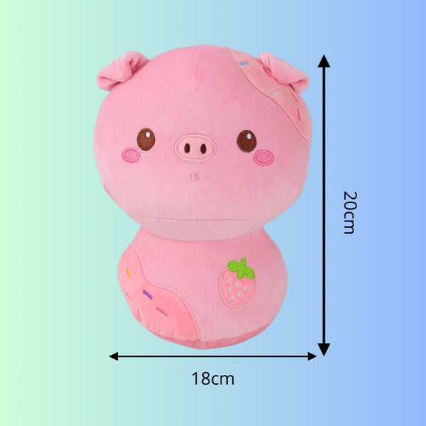 Frooneys Pibo - Kawaii Musheys plushie knuffel - Varken - 20cm