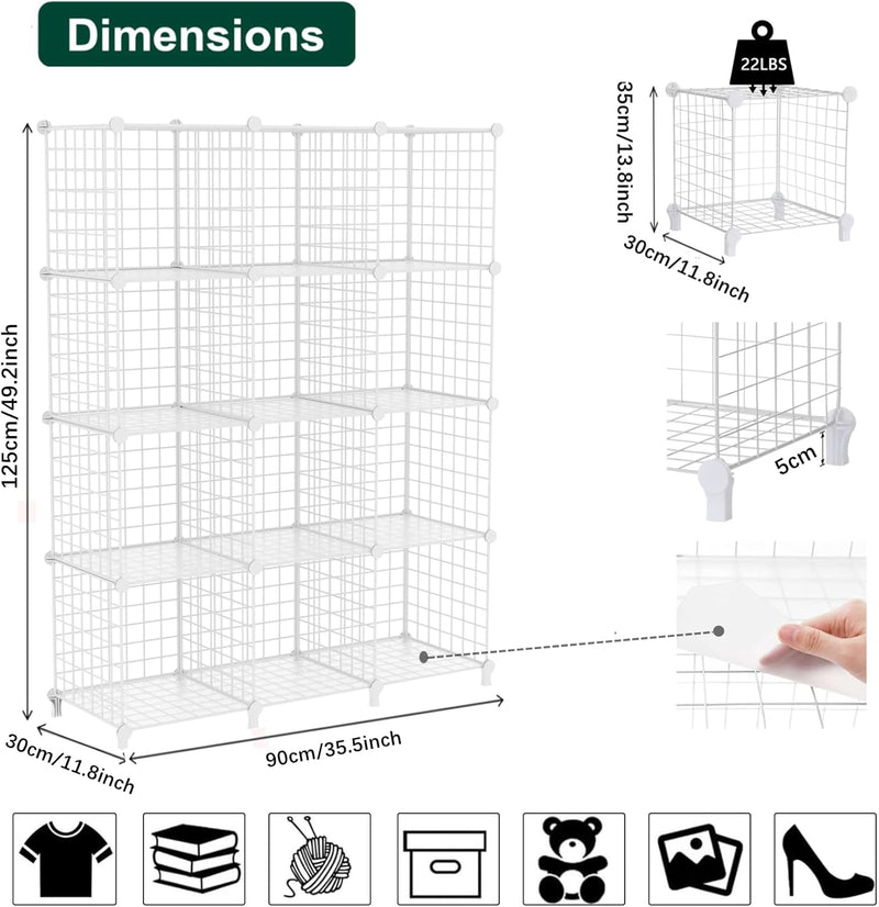Kubus Opbergunits - 9/12 vakken AWTATOS