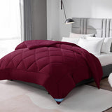 4 Seizoenen dekbed - all-seasons- quilt 300 gsm microvezel - Diverse maten - Bordeaux, WAVVE