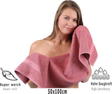 10-delige Premium Handdoekenset - Roze Betz