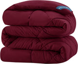 4 Seizoenen dekbed - all-seasons- quilt 300 gsm microvezel - Diverse maten - Bordeaux, WAVVE