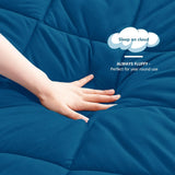 4 Seizoenen dekbed - all-seasons- quilt 300 gsm microvezel - Diverse maten - Blauw, WAVVE