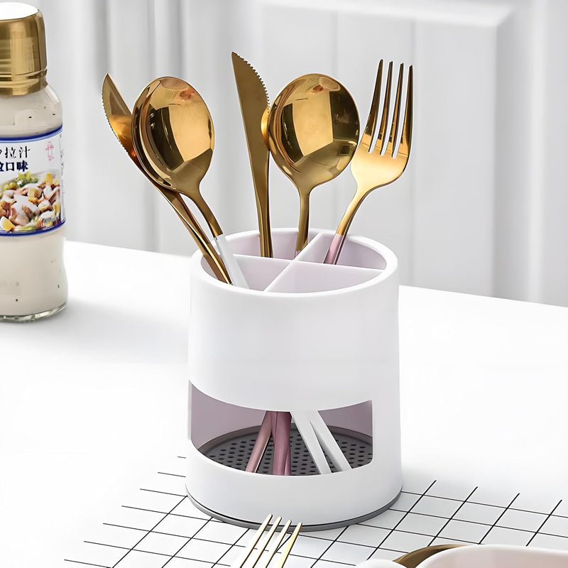 Tandenborstelhouder, Tandpastastandaard - Multifunctionele Organizer voor Badkamer en Keuken  - Wit, JIOUHM
