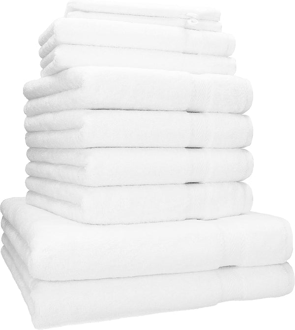 10-delige Premium Handdoekenset - Wit Betz