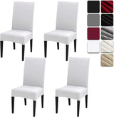 Elastische Stoelhoezen – Wit Dioxide