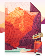 KingCamp Waterdichte lichtgewicht campingdeken - opvouwbare reisdeken voor outdoor, 199 x 145 - Warm Gebergte