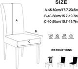 Elastische Stoelhoezen – Wit Dioxide