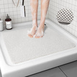 Douchemat antislip en wasbaar - Zachte comfortabele douchemat - schimmelwerend & sneldrogend - Diverse maten, Wit - Mavicen