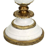 Candle Holder With White Bird - ↑ 40 Cm