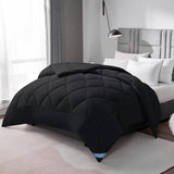 4 Seizoenen dekbed - all-seasons- quilt 300 gsm microvezel - Diverse maten - Zwart, WAVVE