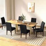 Elastische Stoelhoezen – Zwart Dioxide