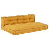 Palletsofa Kussen Met Rugleuning Geel Stof