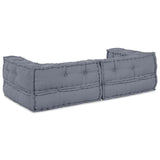 Poef Grijs 140X70X36 Stof