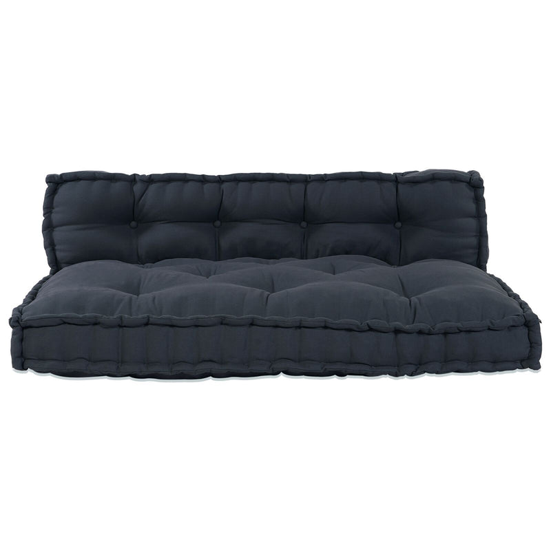 Pallet Sofa Kussen Met Rugleuning - Anthraciet Tafstof