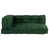 Pallet Sofa Kussen Met Arm- En Rugsteun - Groene Stof