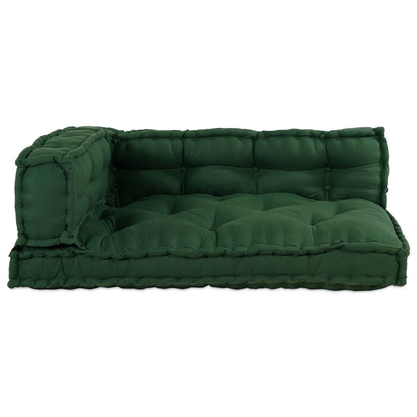 Pallet Sofa Kussen Met Arm- En Rugsteun - Groene Stof