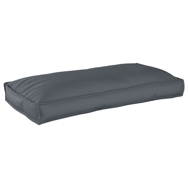 Pallet Kussen Voor Zitting/Rugsteun Anthraciet 120X60X12 Cm Oxford Stof