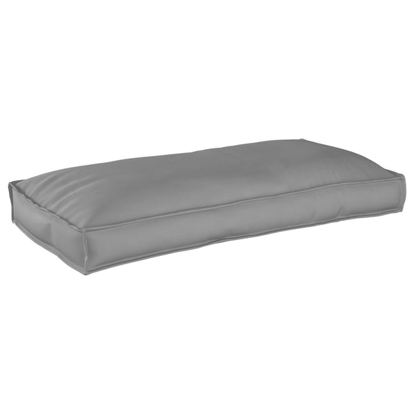 Pallet Kussen Voor Zit/Rugsteun Grijs 120X60X12 Cm Oxford Stof