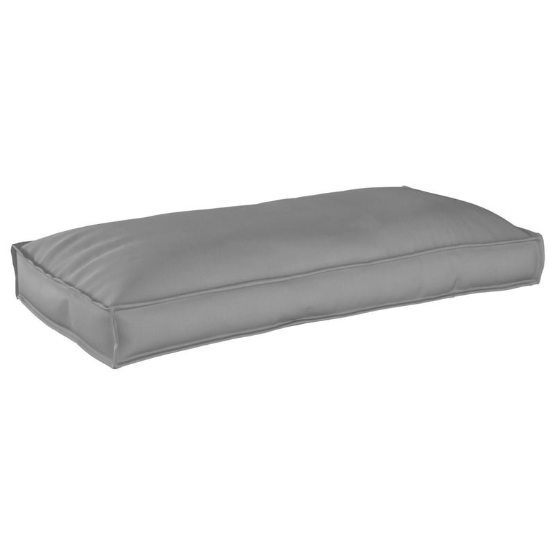 Pallet Kussen Voor Zit/Rugsteun Grijs 120X60X12 Cm Oxford Stof
