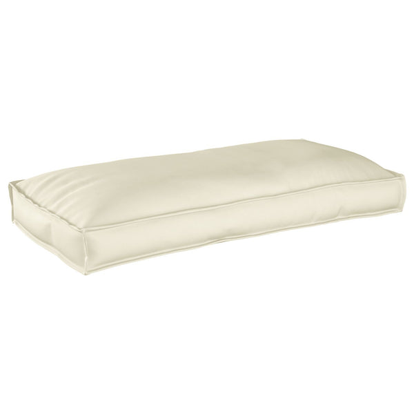 Pallet Kussen Voor Zit-/Lendenkussen Crème 120X60X12 Cm Oxford Stof