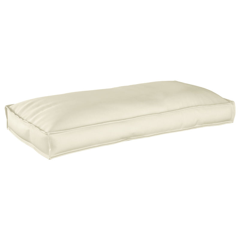 Pallet Kussen Voor Zit-/Lendenkussen Crème 120X60X12 Cm Oxford Stof