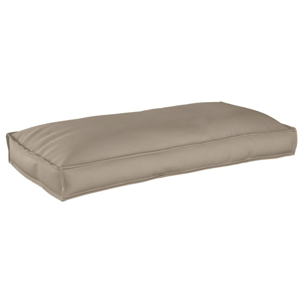Pallet Kussen Voor Stoel/Rugleuning Taupe 120X60X12 Cm Oxford Stof