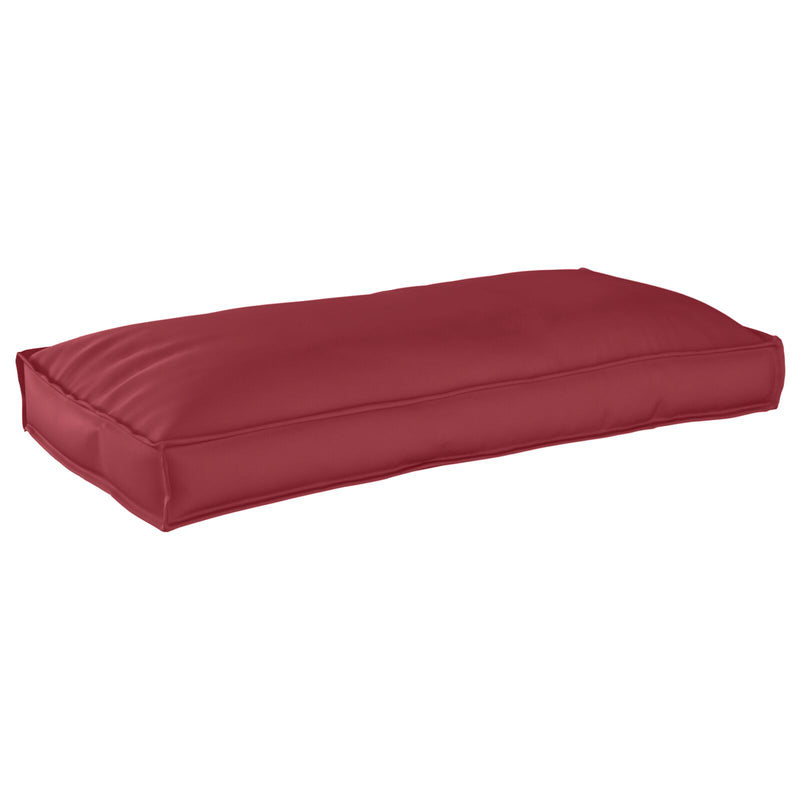 Palletkussen Voor Zit-/Rugleuning Wijnrood 120X60X12 Cm Oxford Stof