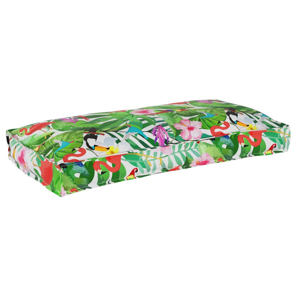 Pallet Kussen Voor Zit-/Rugleuning Tropische Jungle 120X60X12 Cm Oxford Stof