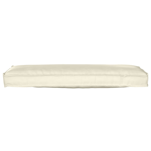 Palletkussen Voor Bank Crème 120X40X8 Cm Oxford Stof