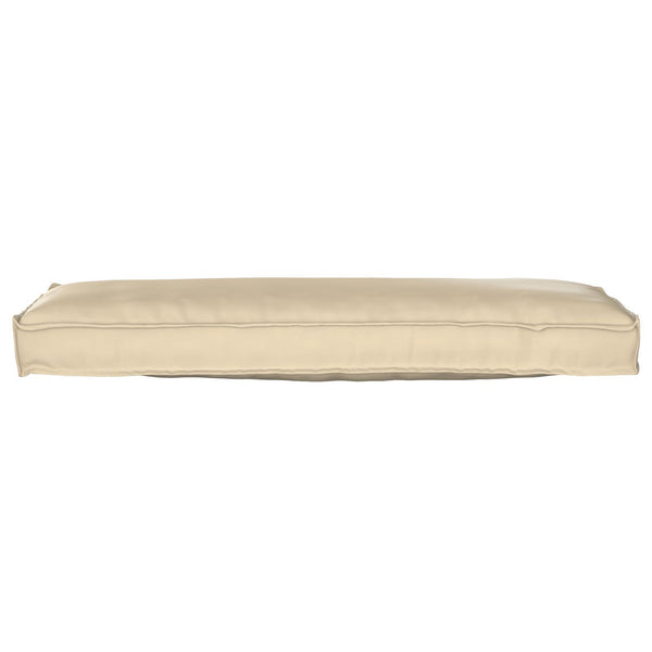 Pallet Kussen Voor Bank Beige 120X40X8 Cm Oxford Stof