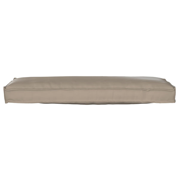 Pallet Kussen Voor Bank Taupe 120X40X8 Cm Oxford Stof