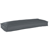 Pallet Kussens Voor Bank 2 Stuks Anthraciet 100X40X8 Cm Oxford Stof