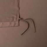 Eenpersoons Beddengoedset Xl - Coffee Brown
