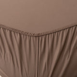 Eenpersoons Beddengoedset Xl - Coffee Brown