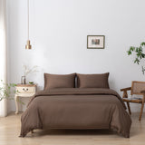 Tweepersoons Beddengoedset M - Coffee Brown