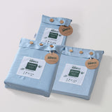 Tweepersoons Beddengoedset Xxl - Sky Blue